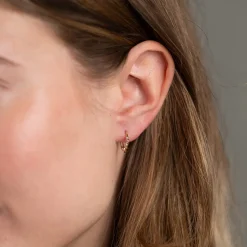 Adelie Massiv Guld Creol Ørering - Sisi Copenhagen