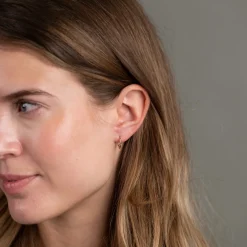 Adelie Massiv Guld Creol Ørering - Sisi Copenhagen