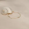 ADIRA MORGANITE PEARL GOLDEN BRACELET
