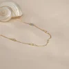 ADIRA MORGANITE PEARL GOLDEN NECKLACE