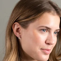 Agatha Pearl Massiv Guld Ørering - Sisi Copenhagen