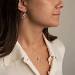 ALEXANDRA PEARL SILVER EARRING - Sisi Copenhagen