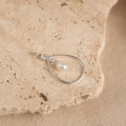 ALEXANDRA PEARL SILVER PENDANT - Sisi Copenhagen