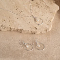 ALEXANDRA PEARL SILVER PENDANT - Sisi Copenhagen