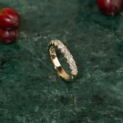 ALLIANCE DIAMOND RING - 1.0ct - YG