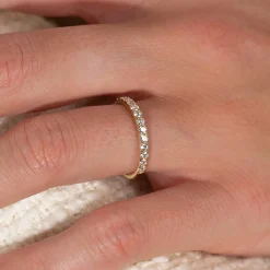 ALLIANCE DIAMOND RING - 0.45ct - YG