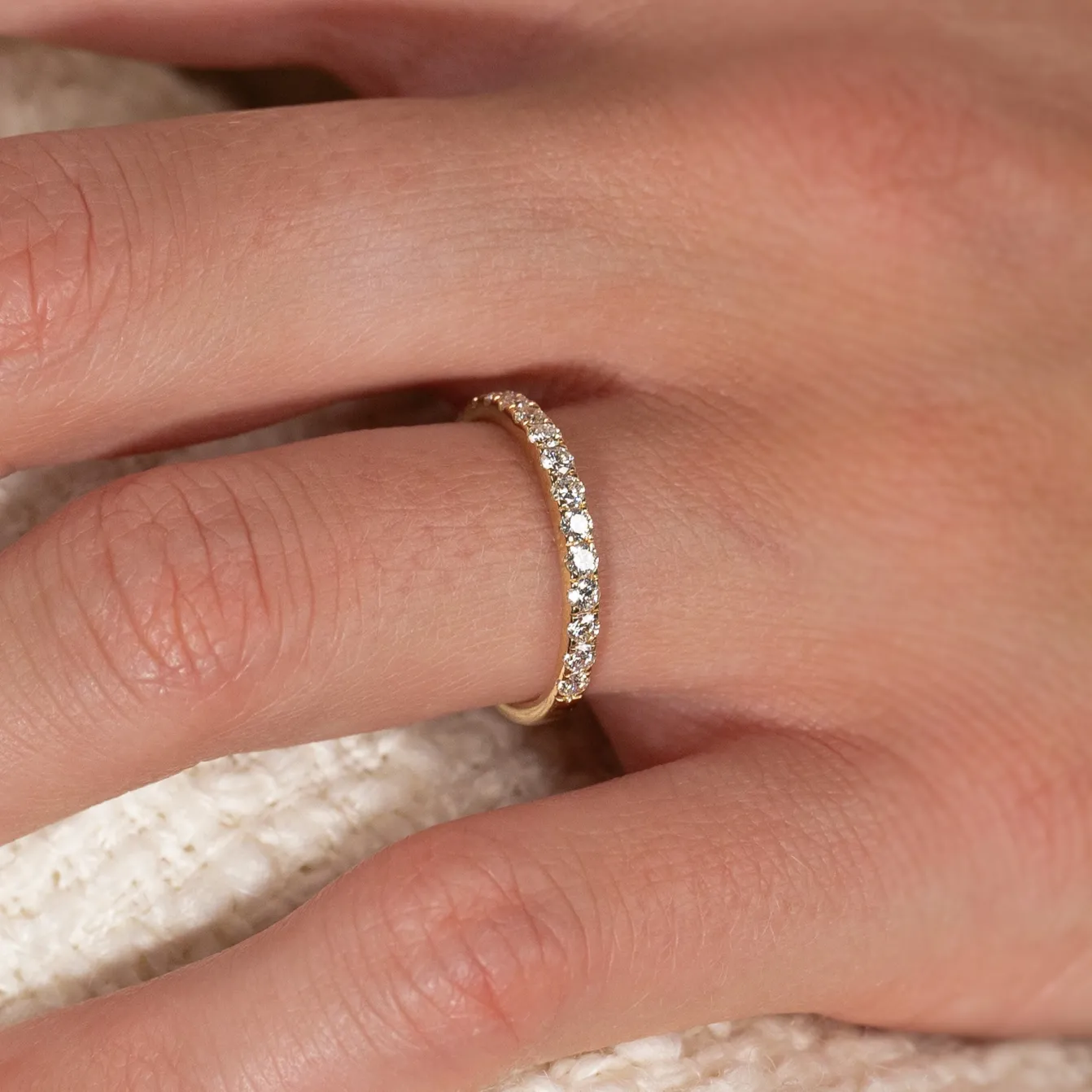 ALLIANCE DIAMOND RING - 0.45ct - YG