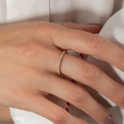 ALLIANCE DIAMOND RING - 0.25ct - YG