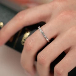 ALLIANCE DIAMOND RING - 0.45ct - WG