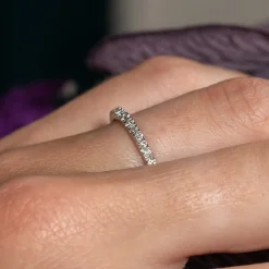 ALLIANCE DIAMOND RING - 0.25ct - WG