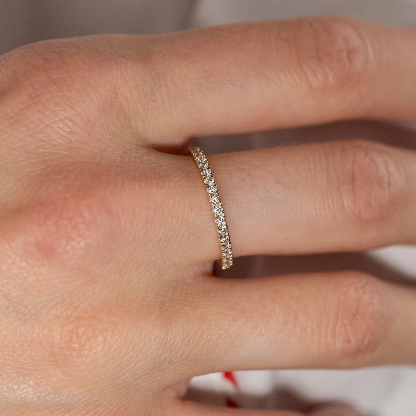 ALLIANCE DIAMOND RING - 0.25ct - YG