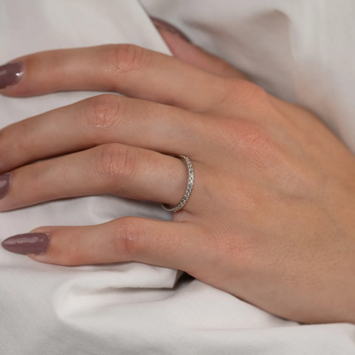 ALLIANCE DIAMOND RING - 0.25ct - WG