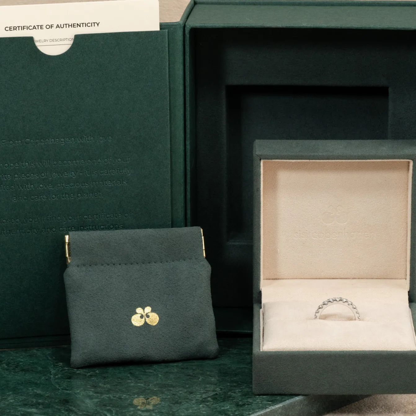 ALLIANCE DIAMOND RING - 1.0ct - WG