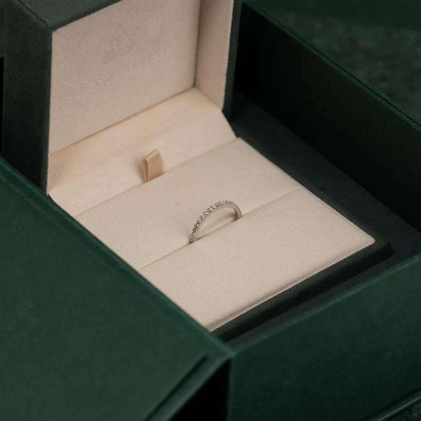 ALLIANCE DIAMOND RING - 0.25ct - WG