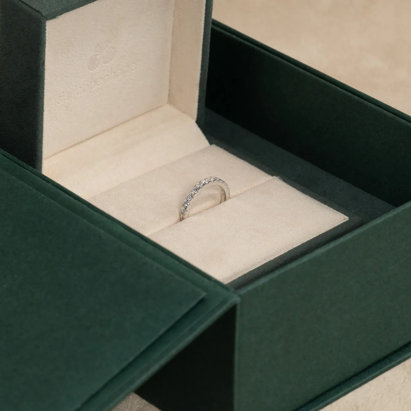 ALLIANCE DIAMOND RING - 0.7ct - WG