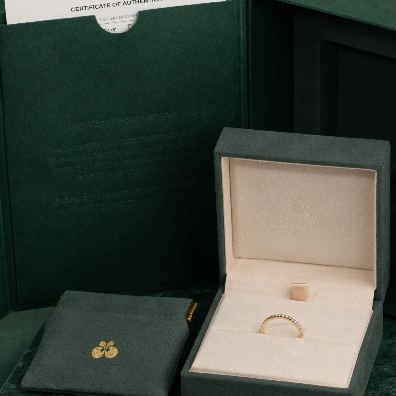 ALLIANCE DIAMOND RING - 0.25ct - YG