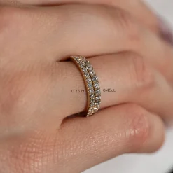ALLIANCE DIAMOND RING - 0.25ct - YG