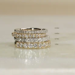 ALLIANCE DIAMOND RING - 1.0ct - WG