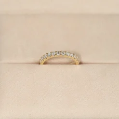 ALLIANCE DIAMOND RING - 0.7ct - YG