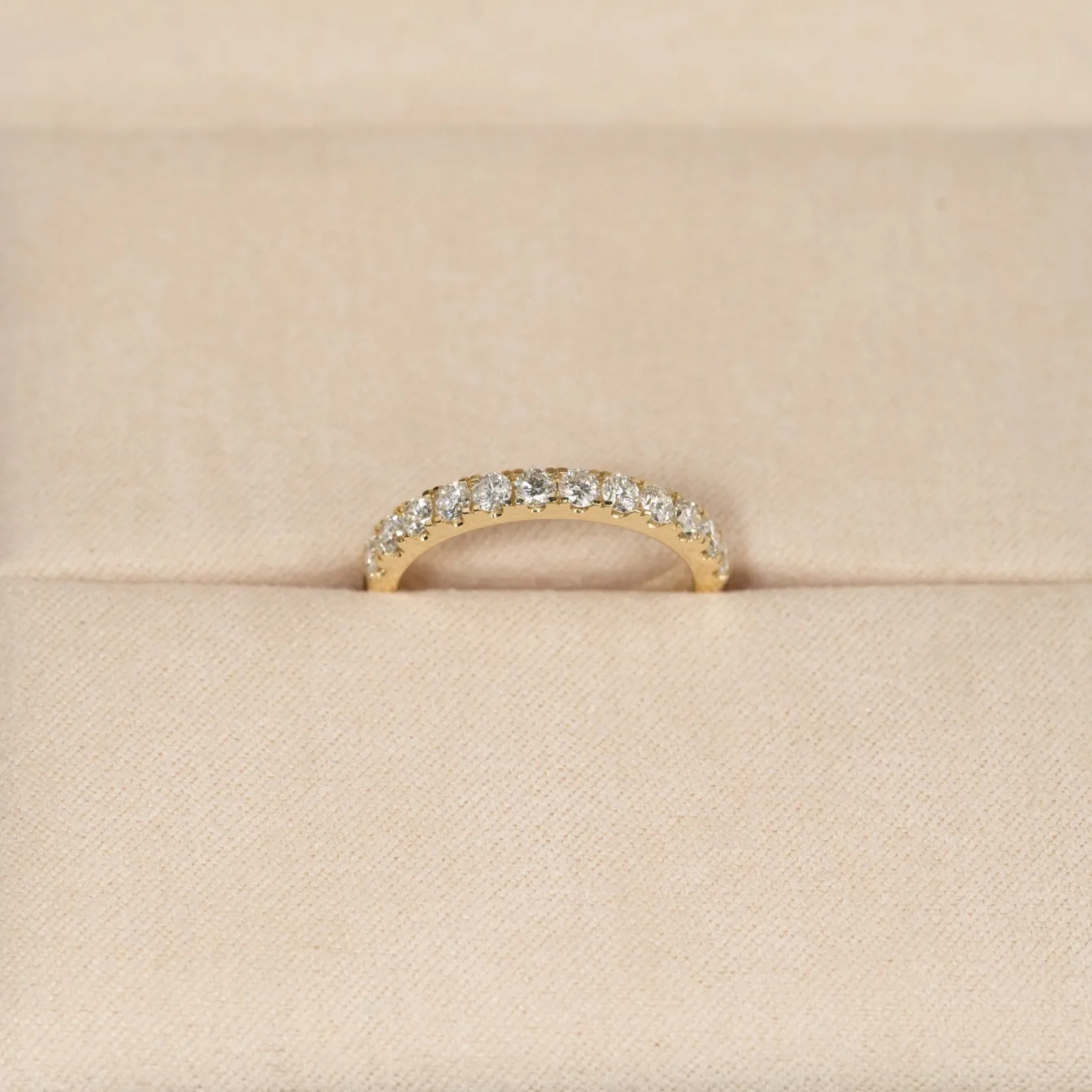 ALLIANCE DIAMOND RING - 0.7ct - YG