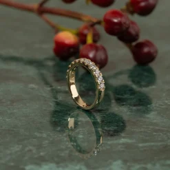 ALLIANCE DIAMOND RING - 1.0ct - YG
