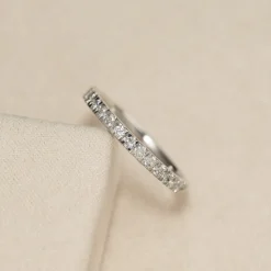 ALLIANCE DIAMOND RING - 0.45ct - WG