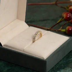 ALLIANCE DIAMOND RING - 1.0ct - YG
