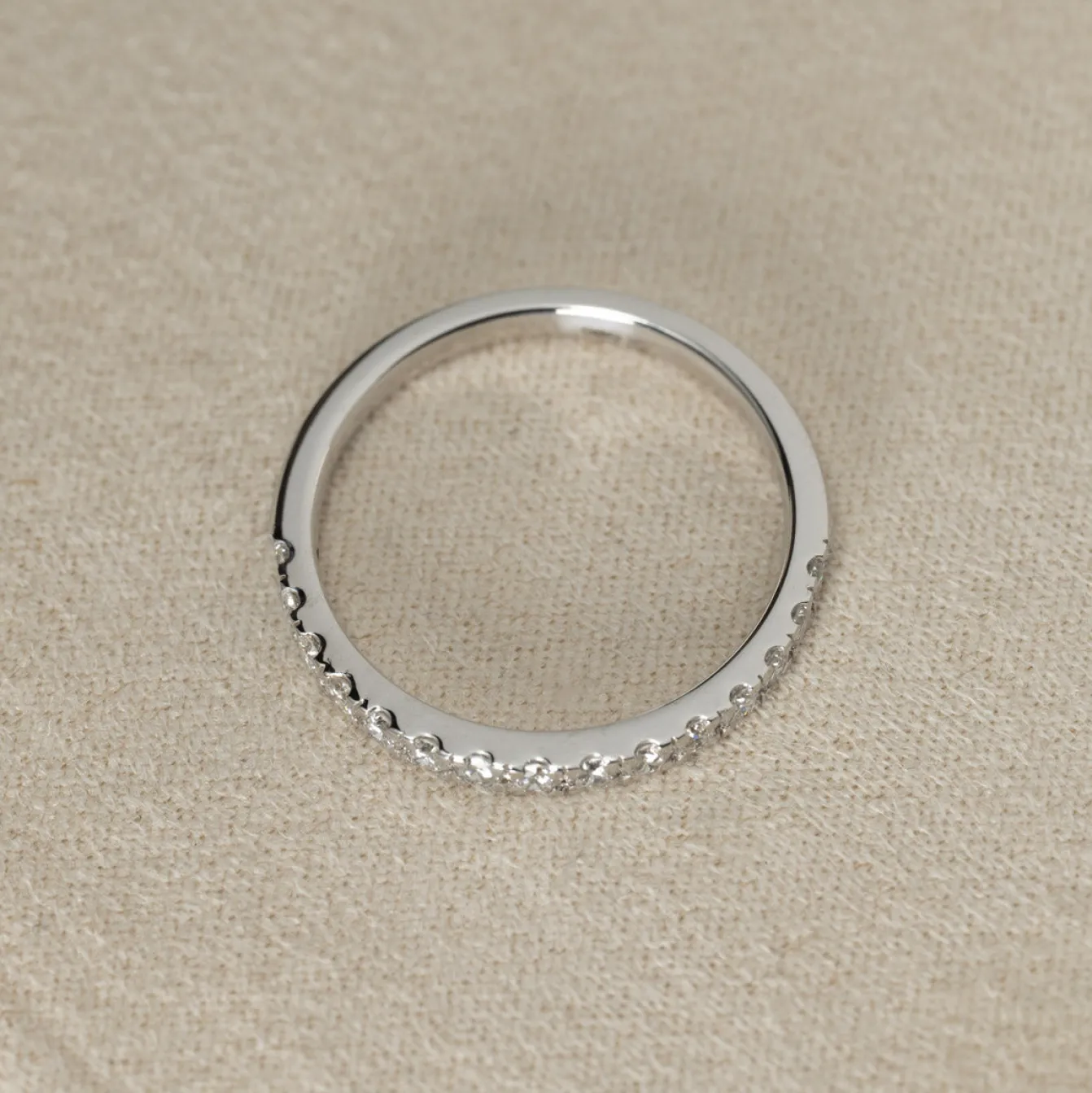 ALLIANCE DIAMOND RING - 0.45ct - WG