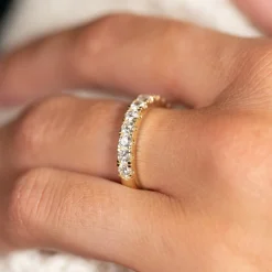 ALLIANCE DIAMOND RING - 1.0ct - YG