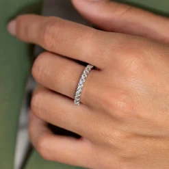 ALLIANCE DIAMOND RING - 0.7ct - WG