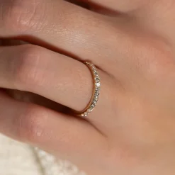 ALLIANCE DIAMOND RING - 0.45ct - YG