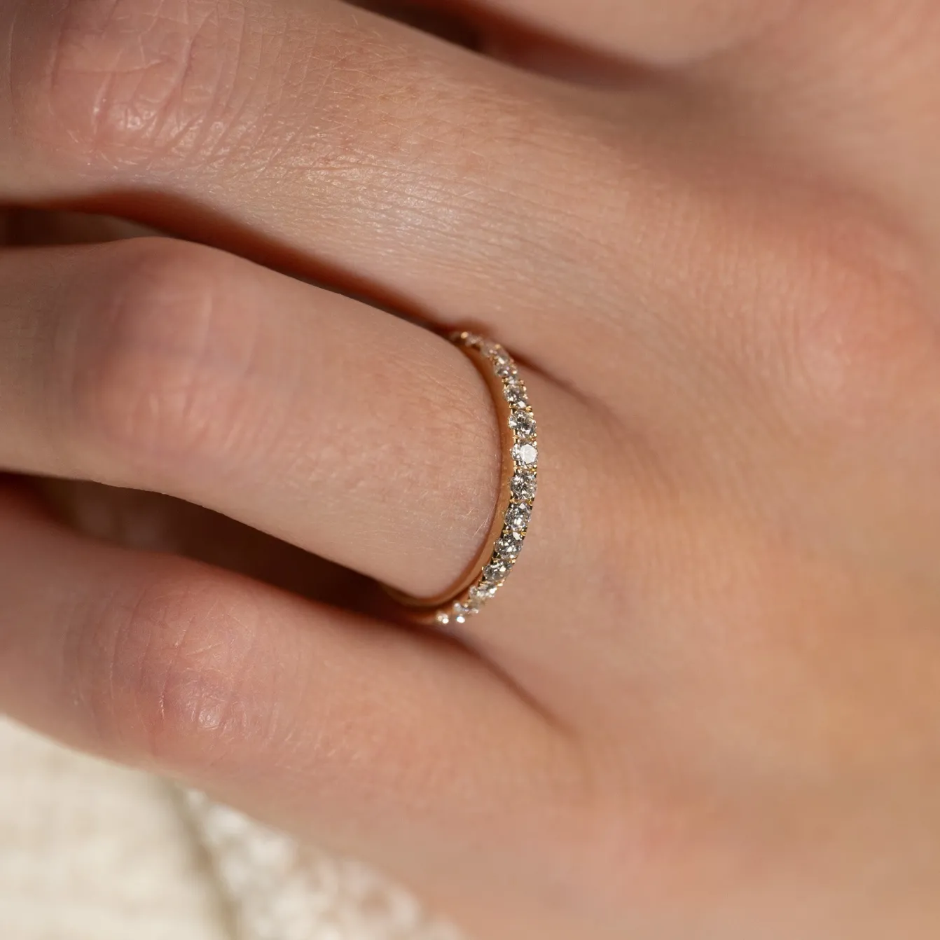 ALLIANCE DIAMOND RING - 0.45ct - YG