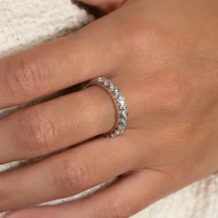 ALLIANCE DIAMOND RING - 1.0ct - WG