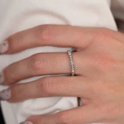 ALLIANCE DIAMOND RING - 0.45ct - WG