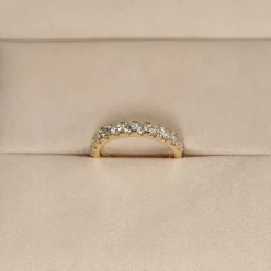 ALLIANCE DIAMOND RING - 1.0ct - YG