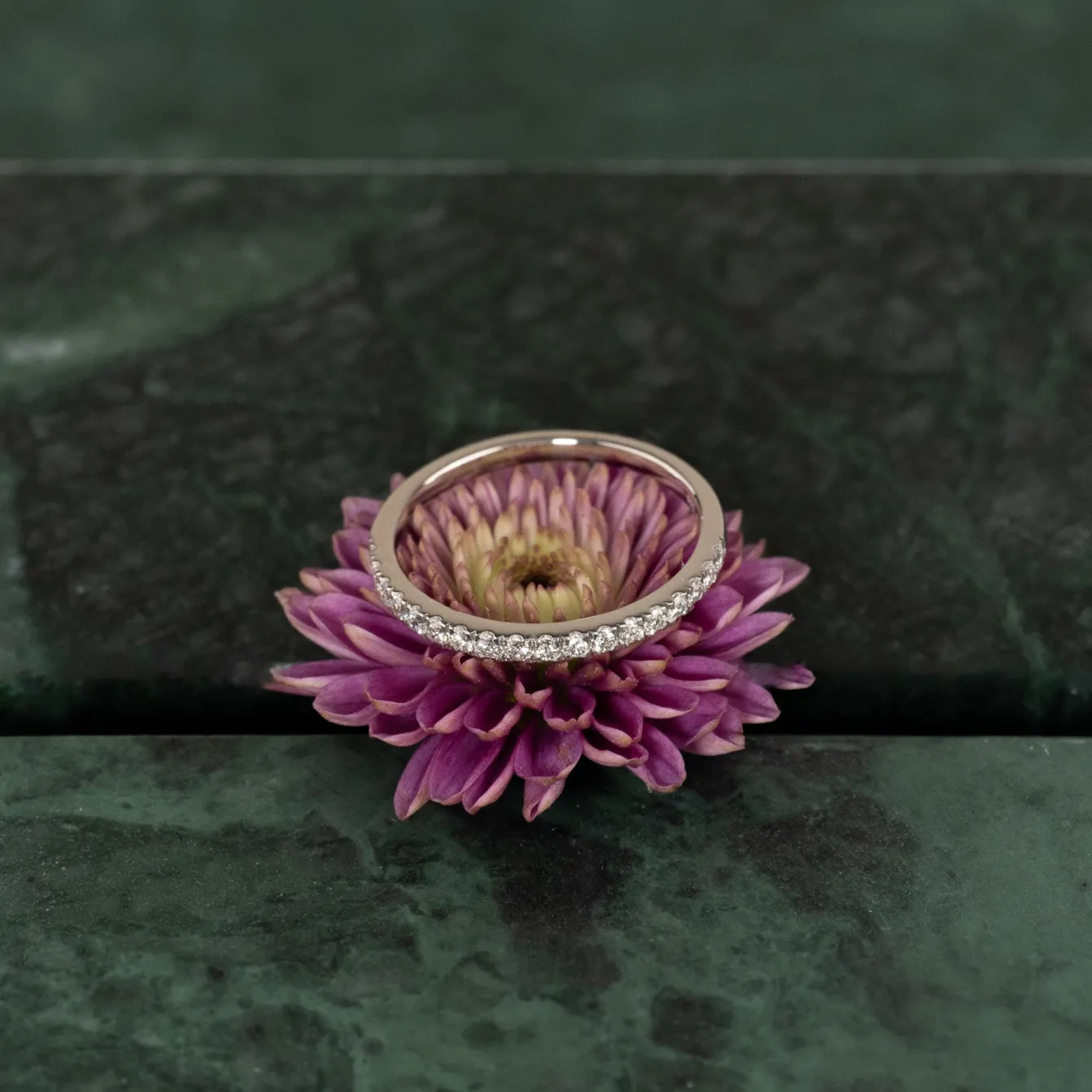 ALLIANCE DIAMOND RING - 0.25ct - WG