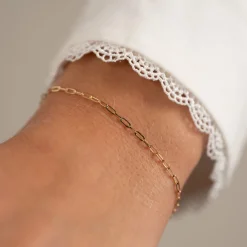 ALMA MEDIUM SOLID GOLD BRACELET - Sisi Copenhagen