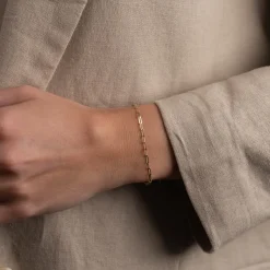 ALMA MEDIUM SOLID GOLD BRACELET - Sisi Copenhagen