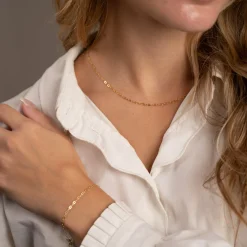 ALMA SMALL LINK GOLDEN BRACELET - Sisi Copenhagen