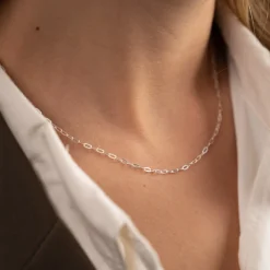 ALMA SMALL LINK SILVER CHAIN - Sisi Copenhagen