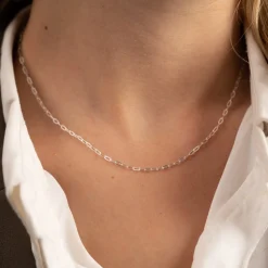 ALMA SMALL LINK SILVER CHAIN - Sisi Copenhagen