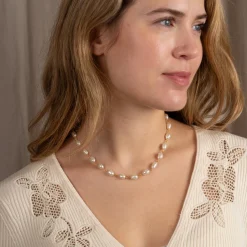 ALVA PEARL GOLDEN NECKLACE
