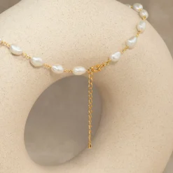 ALVA PEARL GOLDEN NECKLACE