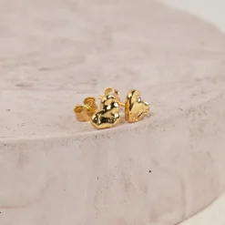AMABEL GOLDEN STUD EARRING