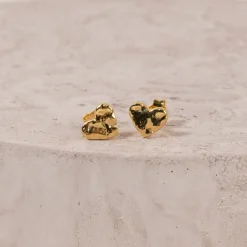 AMABEL GOLDEN STUD EARRING