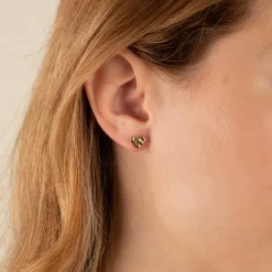 AMABEL GOLDEN STUD EARRING