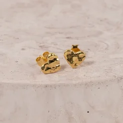 AMABEL GOLDEN STUD EARRING