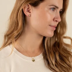 AMABEL GOLDEN STUD EARRING