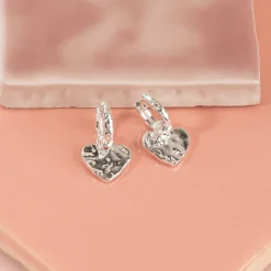 AMABEL SILVER HUGGIE EARRING