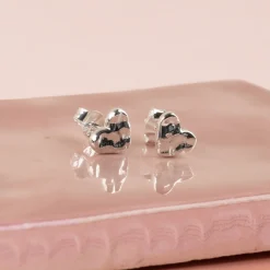 AMABEL SILVER STUD EARRING